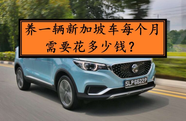 养一辆新加坡车每个月需要花多少钱？